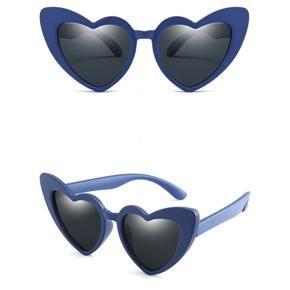 Kids Boys Cartoon Shape Polarized Sunglasses Lenses Color:Blue frame ay lens