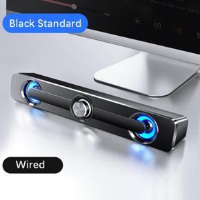 USB Wired Powerful Computer Speaker Bar Stereo Subwoofer Bass Speaker Surround Sound Box For PC Laptop Phone Tablet MP3 USB power supply