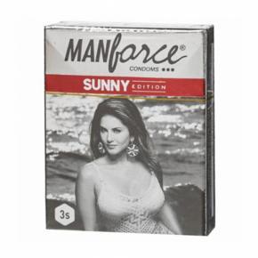 Manforce  sunny Edition Condoms - Single Pack - 3 Pieces