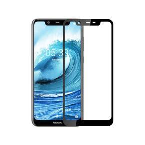 For Nokia 5.1 Plus Tempered Glass Screen Protector 6D/9D/11D- Black