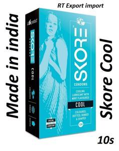 Skore Cool Mint Condoms - 10's Pack