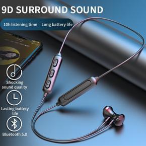 DASI BT-95 Wireless Bluetooth Earphone Music Headset Neckband Sport Earbuds HIFI Stereo Noise Cancelling Headphone With Mic