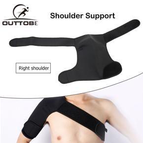 Outtobe Shoulder Support Shoulder Pads Elastic Shoulder Support Brace Basketball Arm Sleeve Adjustable