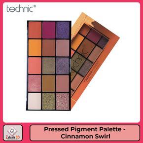 Technic 15 Colors Pressed Pigment Palette - Cinnamon Swirl