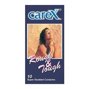 Carex - Rough & Tough Condoms - Large Single Pack - 10x1=10pcs (Made In Malaysia)