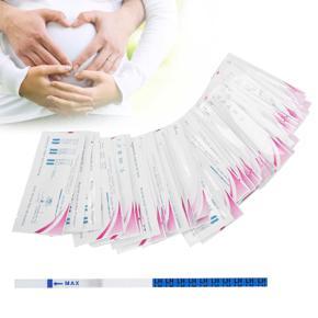 50pcs Women Ovulation Test Strip Accuracy Urine LH Detection Indicator