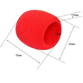 XHHDQES 5 Pcs Solid Color Non-Disposable Microphone Dust Cover Thickened Microphone Cover Microphone Blowout Cover for KTV