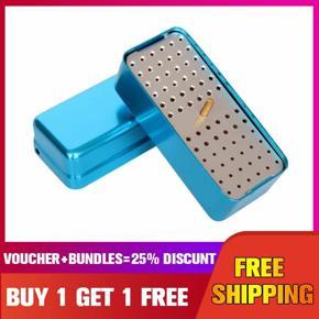 72 Holes Autoclave Sterilizer Case Dental Aluminium Endo Files Holder Box New -