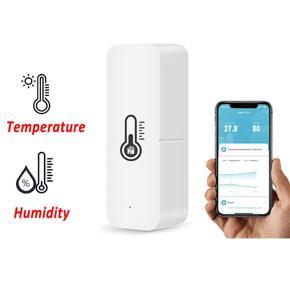 Tuya Temperature and Humidity Sensor Indoor Hygrometer Controller Smart Home APP Monitoring for Alexa Google Home,Zigbee