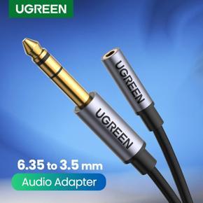 UGREEN 6.5mm to 3.5mm Headphone Adapter TRS 6.35mm 1/4 Male to 3.5mm 1/8 Female Stereo Jack Audio Adapter for Amplifiers Guitar
