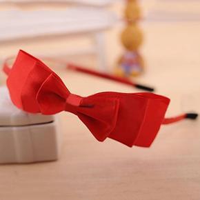 Girl Lovely Big Bowknot Ribbon Hair cessory Headband Bow Head Band Headpiece