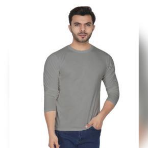 Ash Sholid long Sleeve T-Shirt For Men