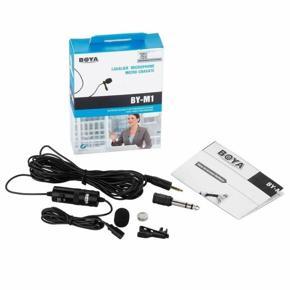 BY-M1 Lavalier Microphone - Black