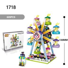 LOZ Mini Small Particles Building Blocks Children Intelligence Development Toys DIY  Snacks Store Amusement Park Blocks
