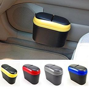Universal Dubble Headed Car Trash Can  Waste Garbage Can Dust Holder