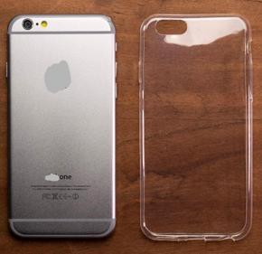 for Apple iphone {6 PLUS /6s PLUS} transparent clear soft premium back cover