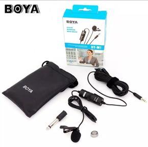 Boya M1 (normal) Professional & Official Microphone For Online Clear Sound Recording By Smartphone, DSLR & Any Device