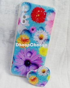 Samsung Galaxy A50 /  Galaxy A50s / Galaxy A30s - 3D Flexible Silicone Fashionable Ladies Cover with Pop Up Socket