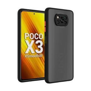 Shockproof Matte Finish Back Cover For Poco X3/Poco X3 Pro