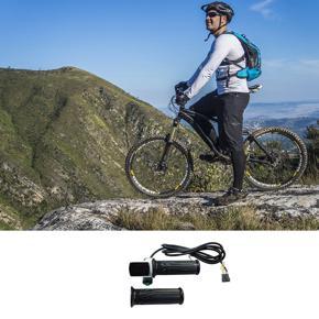 Bicycle 122DX Charge LED Display Turn Handle Bicycle Throttle Handle SM Connector 6-Core KT Meter 6-Wire,36V