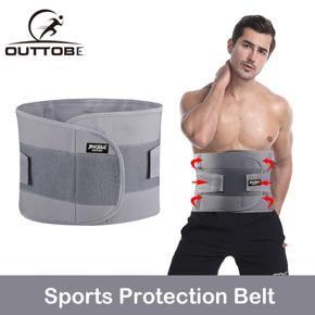Outtobe Sport Sweat Slim Belt Abdominal Belly Belt Men Women Sport Sweat Belt Waist Support Belts Waist Burning Slimming Belt Protective Waist Belt Slimming Waist Corset Waist