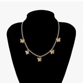 Butterfly Necklace Exquisite Clavicle Chain Alloy Necklaces Exquisite Jewelry For Women