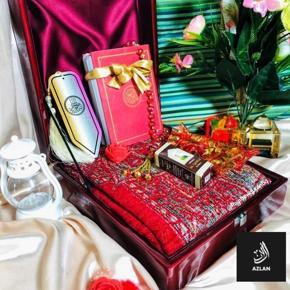 Unique Islamic gift Package | Red Color| AZLAN