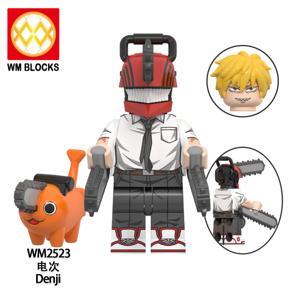 Single Sale WM2523 WM2524 Chainsaw Man Figures Building Blocks Denji Pochita Anime Bricks Cartoon Mini Action Toy Assemble Toys Gifts
