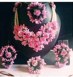 Artificial Flower Non Bridal / Bridal Set - Pink