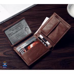 Leather Wallet For Men Chocolate
