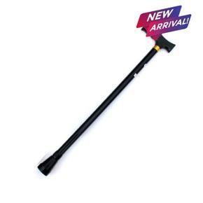 Outdoor thick aluminum telescopic cane adjustable height old man walking stick