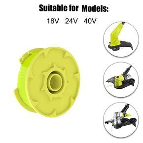 Trimmer Spool for Ryobi One Plus-3 x String Trimmer Spool Line-Fluorescent green