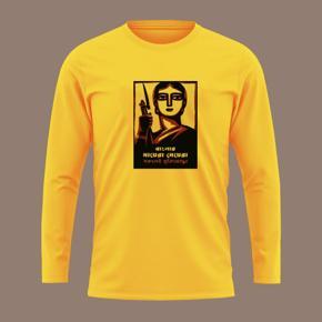 Mukti Bahini F Yellow long Sleeve T-Shirt For Men