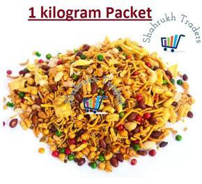 Nimko 1 Kg pack – Crispy crunchy dried salted chilli sweet soured with mix nuts peanut gajak different pulses Chickpeas  Khatta Meetha Sweet spicy