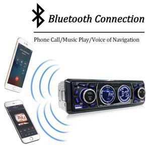 Car Radio Audio 1din Bluetooth Stereo MP3 Player FM Receiver 60Wx4 Support Phone Charging AUX/USB/TF Card In Dash Kit