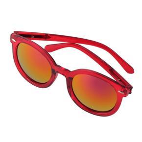 Fashion Women Lovely Retro Round Frame Sunglasses Summer Cool Eyewear red and purple