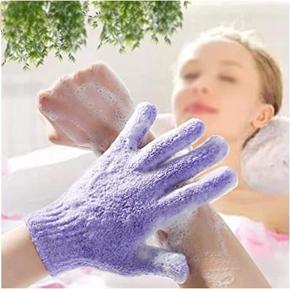 2Pcs Bath Gloves For Peeling Exfoliating Mitt Glove For Shower Scrub Gloves Resistance Body Massage Sponge Wash Skin Exfoliator