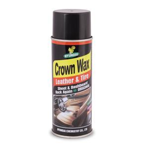 Crown Wax Polish Wax Spray for Leather Seat/Plastic/Rubber/Tires/Car/Bike/Others