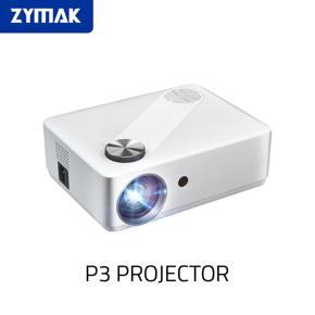 A Mini Projector Zymak P3 HD LED Projector AKEY8 Classroom Home Entertainment