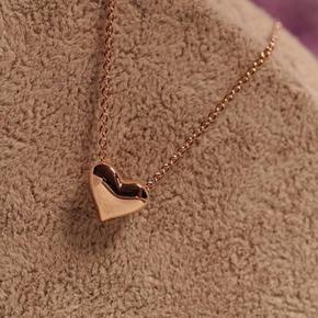 Romantic Simple Stainless Steel Love Heart Chain