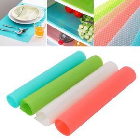 Refrigerator Liners Mats Washable, Refrigerator Mats Liner Waterproof Oilproof, Shinywear Fridge Liners for Shelves, Cover Pads for Freezer Glass Shelf Cupboard Cabinet Drawer -42