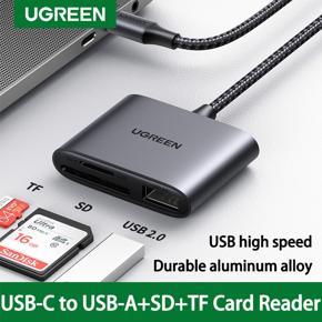 UGREEN USB C Card Reader Type C to USB SD Micro SD Card Reader for ipad PC Accessories Memory Card Adapter SD Card Reader
