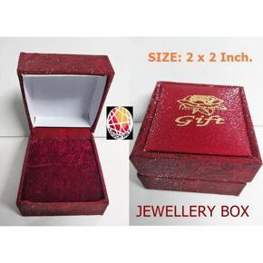 Jewllery Gift Box Size: 2 x 2 inch 1 pc Made in PRC.