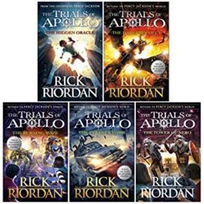 Trials of Apollo series (5 Books Set) Paperback series by Rick Riordan