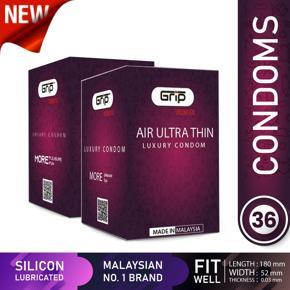 Grip Unlimited Air Ultra Thin condom for Men (12 pack)