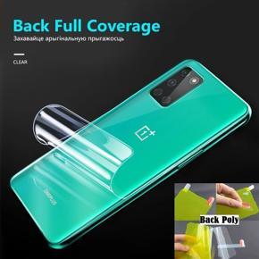 OnePlus 8T Crystal Clear Back Skin (Gel Poly not Glass) 3D Real Transparent Skin Glossy Finish