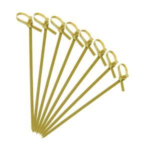 300 Knotted Bamboo Skewers Cocktail Sticks Party Tableware Cocktail Toothpicks