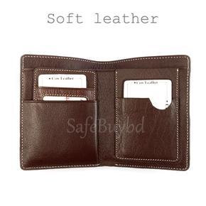 Chocolate Color Leather New Model Stylish Wallet for Men Monybag