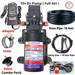 12V DC Pump Set / DC Pump for Bike Wash car washing / 12vHigh Speed Water pump for Bike Wash,Car Wash/ DC Pump for Bike or Car Wash & Garden Irrigation Water Pump 12V 12v water pump high pressure / 12