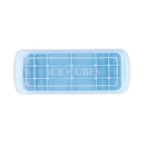 Blue Multi‑Purpose Silicone Ice Tray W/Lid Rectangular Mold For Cake ZI